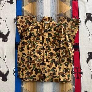 Vintage Men’s Duxbak Duck Camo Coveralls Size Medium Hunting Camouflage Outdoor